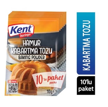 Kent Boringer Hamur Kabartma Tozu 10'lu Ekonomik Paket