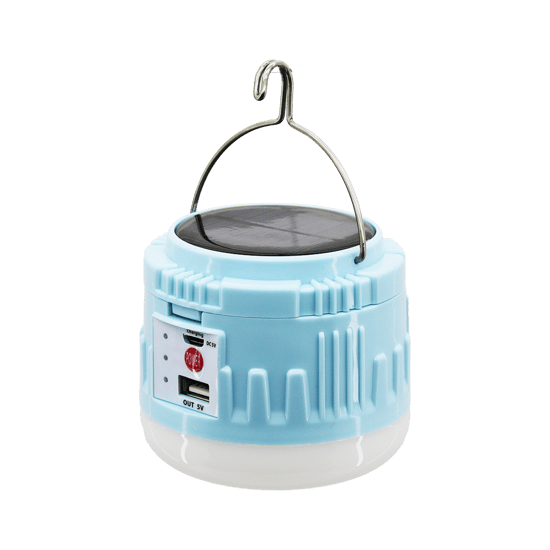 Energy Saving Led Solar Camping Light Usb & Solar Şarjlı Askılı Kamp Lambası Fener & Powerbank