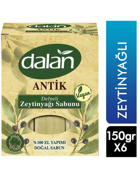 Dalan Sabun Antik 150 G X 6 Zeytinyağlı Defneli
