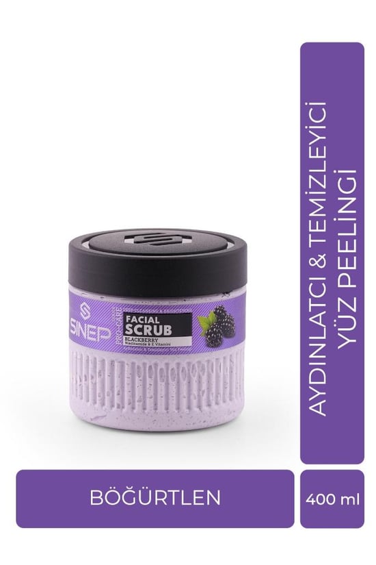 Sinep Pro-care Scrub Aydınlatıcı ve Temizleyici Yüz Peelingi 400 Ml Böğürtlen