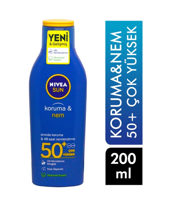 Nivea Sun Koruma&nem Güneş Losyonu 200 Ml 50+ Çok Yüksek