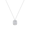 0.23 Ct Pırlanta Baget Kolye