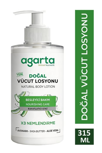 Doğal Nemlendirici Vücut Losyonu 315 Ml
