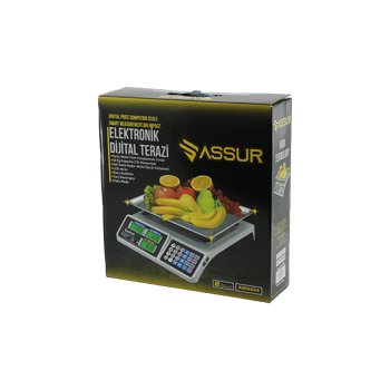 Brader Acs-809t ( Büyük ) Dijital Karpuz Terazi Tartı ( 40kg/2gr ) ( 7 Fiyat Hafızası ) ( Fiş Şarjlı )