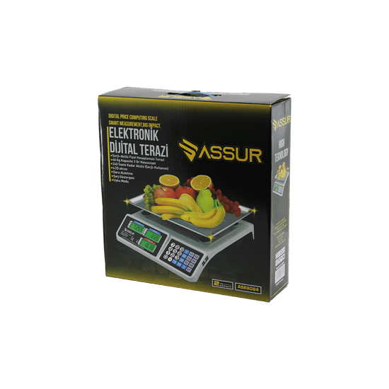 Brader Acs-809t ( Büyük ) Dijital Karpuz Terazi Tartı ( 40kg/2gr ) ( 7 Fiyat Hafızası ) ( Fiş Şarjlı )
