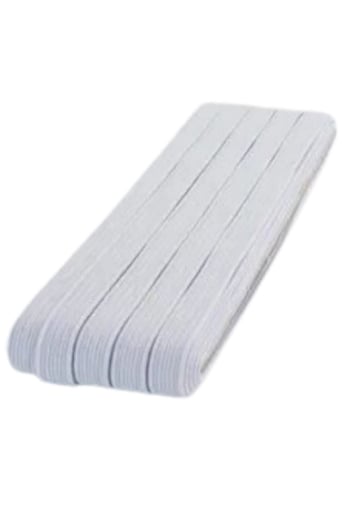Lastik En 2,5 Cm 10 Metre Beyaz