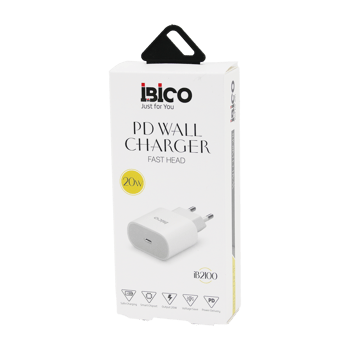 İb-2100 ( Typc-e ) ( Başlık ) ( 20w ) ( Hızlı ) Telefon Şarj Başlık Ev ( 5v=3.0a & 9.0v-2.22a )