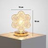 Buffer® Çiçek Model Kristal Led Masa Lambası – Dokunmatik, 3 Renk İşık Modlu, Şarjlı Mini Dekoratif