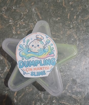 Dumling Çin Mantısı Slime Yıldız 12li