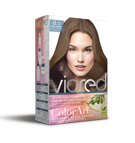 Viored Colorart Set Boya 8.0 Açık Kumral