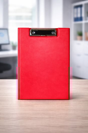 İmma Sekreter Blok Kapaklı Pvc A5 Kırmızı