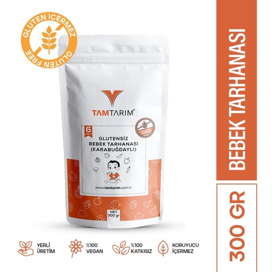 Tam Tarım Glutensiz Bebek Tarhanası	300 GR