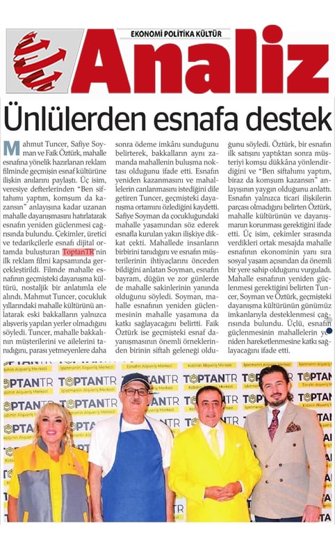 Mahmut Tuncer, Safiye Soyman ve Faik Öztürk ToptanTR ile Mahalle Esnafını Anlattı