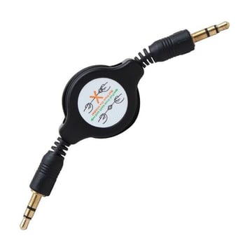 Makaralı 3.5 Mm Stereo Erkek-erkek Kablo
