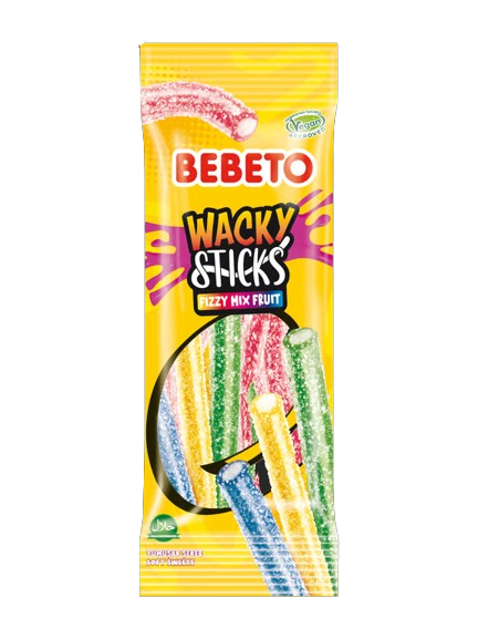 Bebeto W. Sticks Mix 75 Gr Licorice