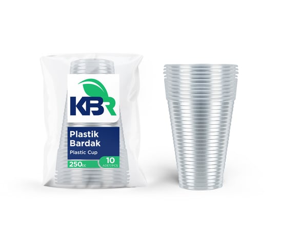 KBR 250 cc Plastik Bardak 10 Lu