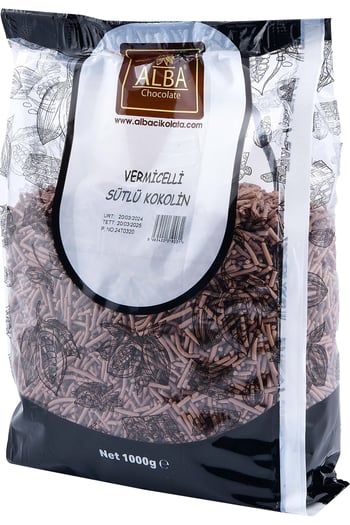 Alba Sütlü Vermicelli Çikolata 1 Kg