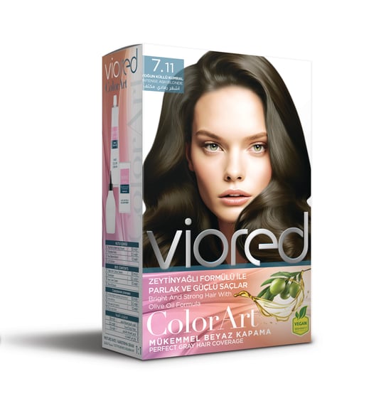 Viored Colorart Set Boya 7.11 Yoğun Küllü Kumral