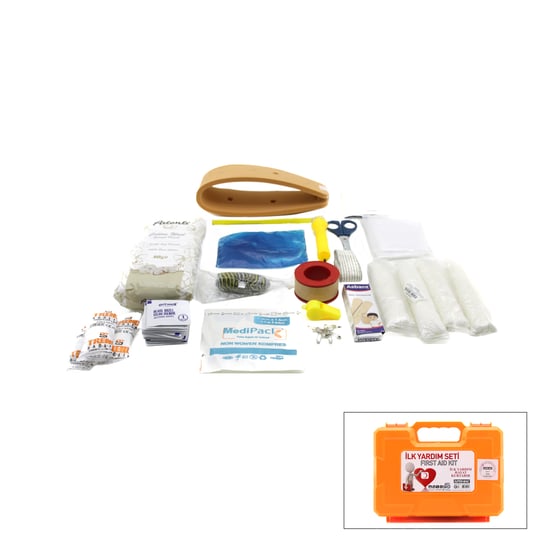 Super-bag Asr-5015 ( Büyük ) ( Plastik Çantalı ) İlk Yardım Seti ( First Aıd Kit )