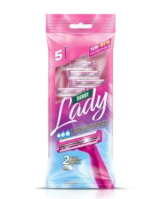 Derby Tıraş Bıçağı 5'li Poşet Lady