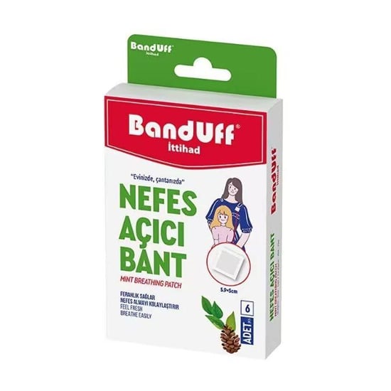 Banduff Nefes Açıcı Bant 5,9 Cm X 5 Cm 6 Lı