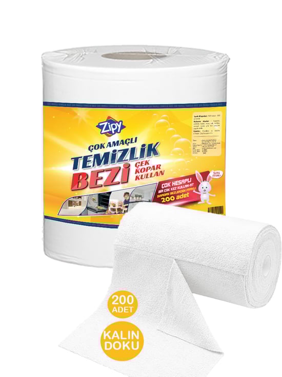 200 Adet'li Çek Kopar Toz Bezi