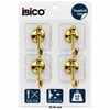 İ17-017 ( 4pcs ) ( Gold ) ( Krom Görünüm ) Plastik Askı ( Yapışkanlı=şeffaf Mika Kristal Plaka=çatlak Desen ) ( 6kg )