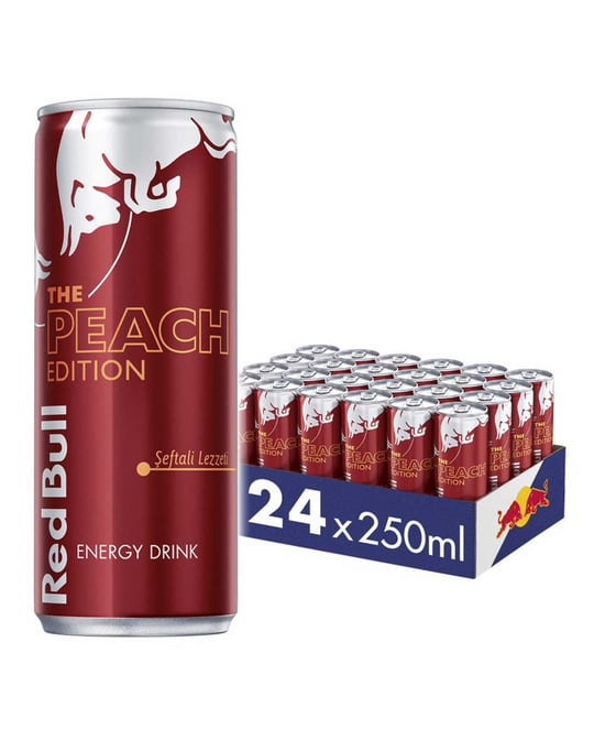 Red Bull Enerji İçeceği Şeftali 250 ml X 24'lü Paket