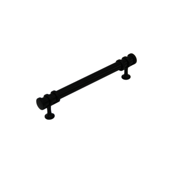 -944 ( 12.8cm ) ( Yüzük Siyah & Kulp Siyah ) Boru Çekmece Kulp
