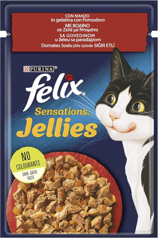 Felix Sensatıon Sıgır & Domateslı Yas Mama 85 Gr