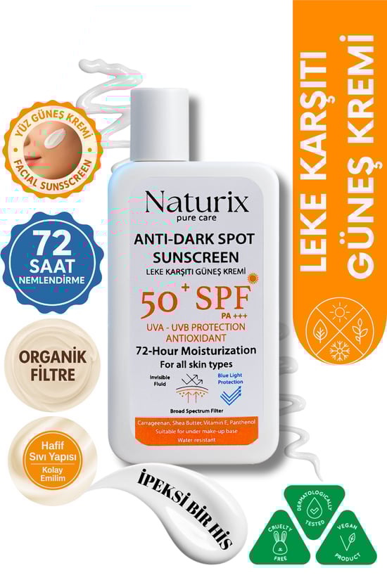 Naturix Leke Karşıtı Güneş Kremi SPF 50+ 50 ml
