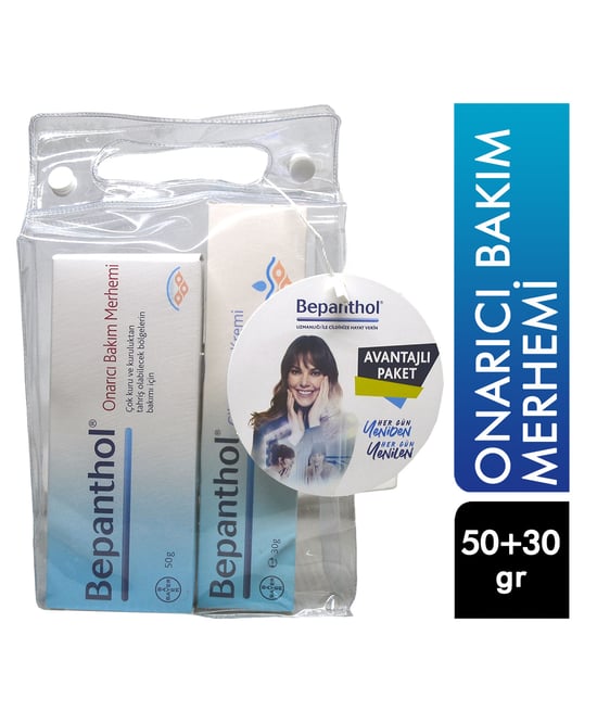 Bepanthol Onarıcı Krem 50 Gr + 30 Gr