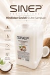 Sinep Profesyonel Hindistan Cevizi İçerikli Nemlendirici Şampuan 5 Litre X 4 Adet (1 Koli)