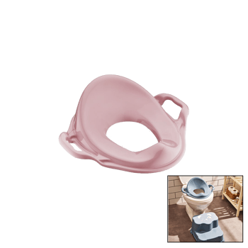 Dünya Baby-11107-603 ( Pembe ) Çocuk Kulplu Klozet Adaptörü