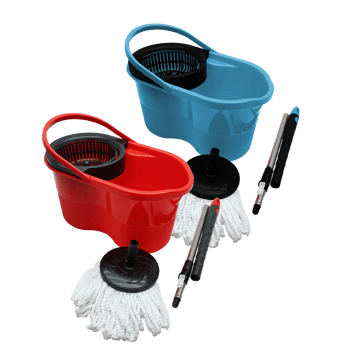 Zambak Zp-264 ( 18lt---şirink--- Renkli ) ( Otomatik Dönerli ) Kova Mop Temizlik Seti