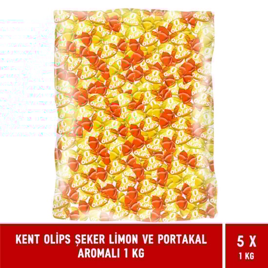Kent Olips Şeker Limon ve Portakal Aromalı 1 Kg