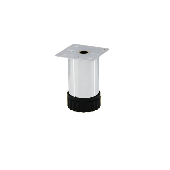 ( 90-12136-e-01 ) ( 8cmx42mm ) ( Metal ) Tablalı ( Plastik Ayarlanabilir Pingolu ) Koltuk Baza Ayak