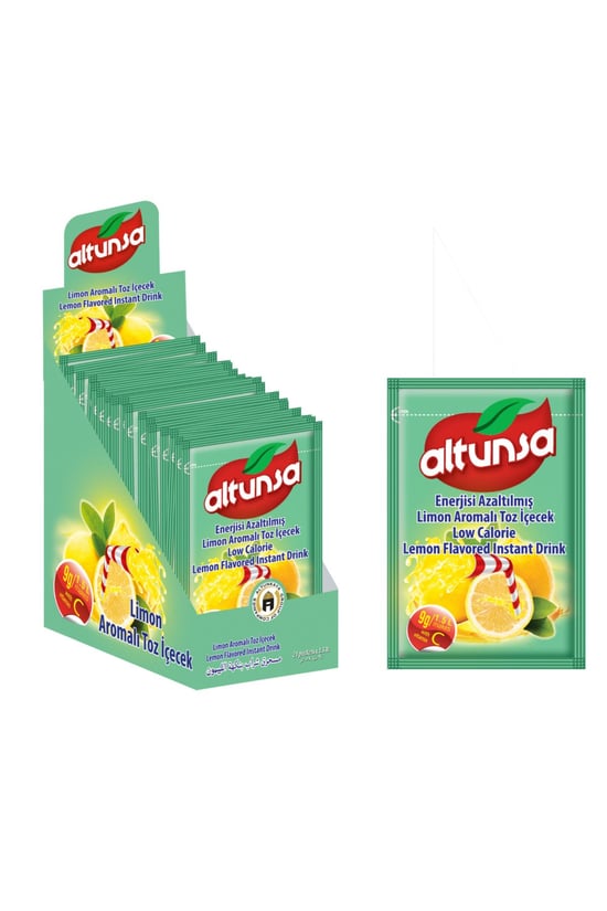 Altunsa Limon Aromalı Soğuk Toz İçecek 9 Gr X 24 Adet