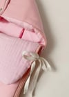 %100 Pamuk Puset Tulumu Pembe