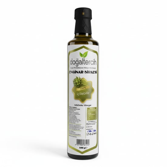 Doğaltercih İçilebilir Doğal Fermantasyon Enginar Sirkesi 500 Ml