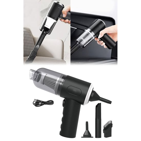 İnura Global Hasuba Hs-22 ( 3in1 ) ( Çekme & Üfleme ) ( Oto-araç & Ev ) El Tipi Süpürge ( Usb Şarjlı ) ( Mini & Taşınabilir )i