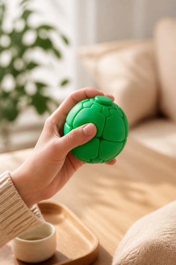 Çevirmeli Stres Topu / Stres Oyuncağı / Spinner Ball Yeşil