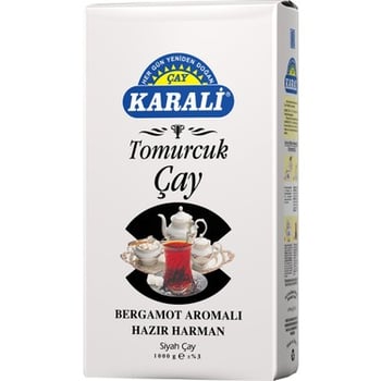 Karali Tomurçuk Çay Bergomat Aromalı Hazır Harman 1kg