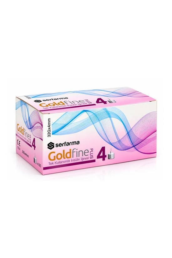 Serfarma Goldfine Plus İnsülin İğnesi 32g X 4mm