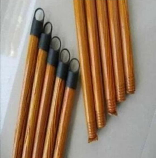 Pvc Kaplı Ağaç Sap 120 Cm