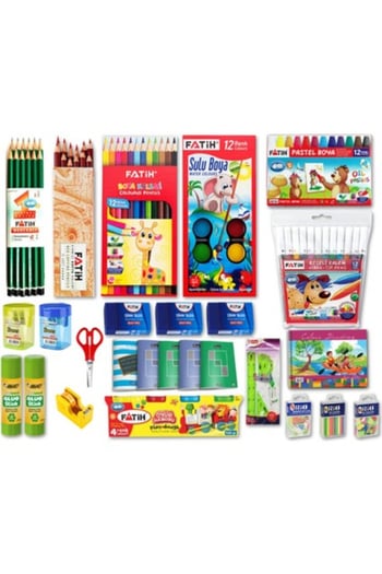 Ilkokul 1. Sınıf Kırtasiye Seti 26 Parça Başlangıç Tam Set