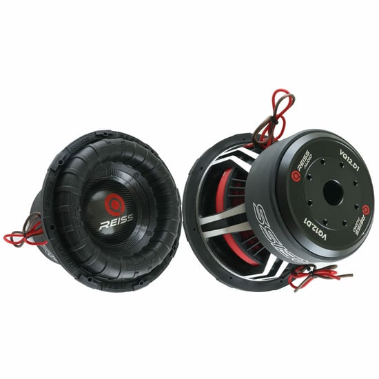 Reıss Audıo Rs-vq12d1 30 Cm 6000 Watt 3000rms Deprem Etkisi Subwoofer Bass