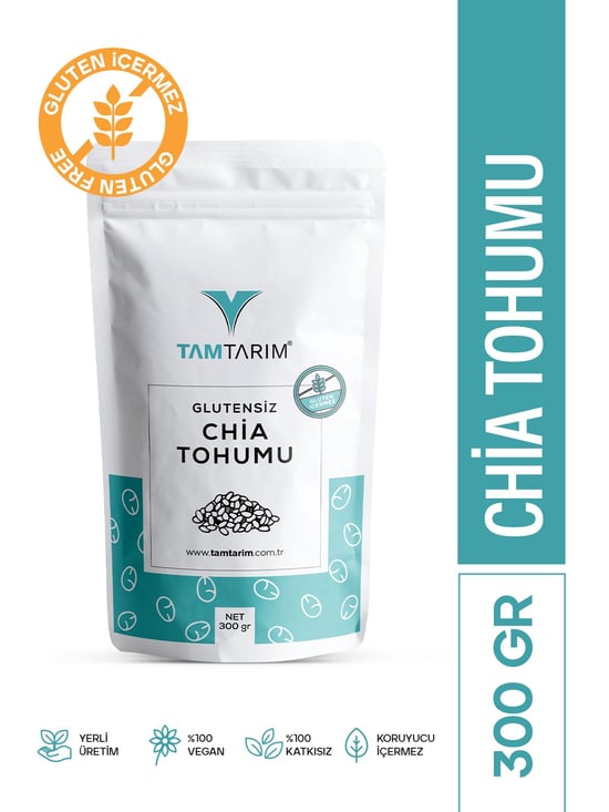 Tam Tarım Glutensiz Chia Tohumu 300 GR