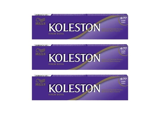 Koleston Tüp Boya 50 Ml - 4.77 Kadife Kahve 3 Adet