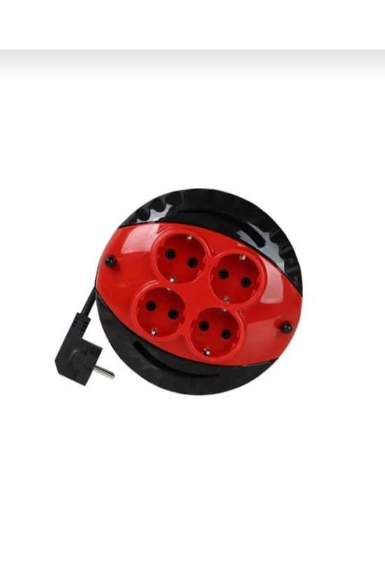 Amiral Mini Kablolu Makara 4'lü 5 Mt Kablolu (3x1,5cm)